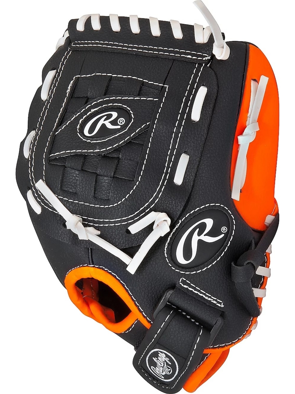 Rawlings Black & Orange Youth Baseball Glove 10.5in - Right Hand Throw